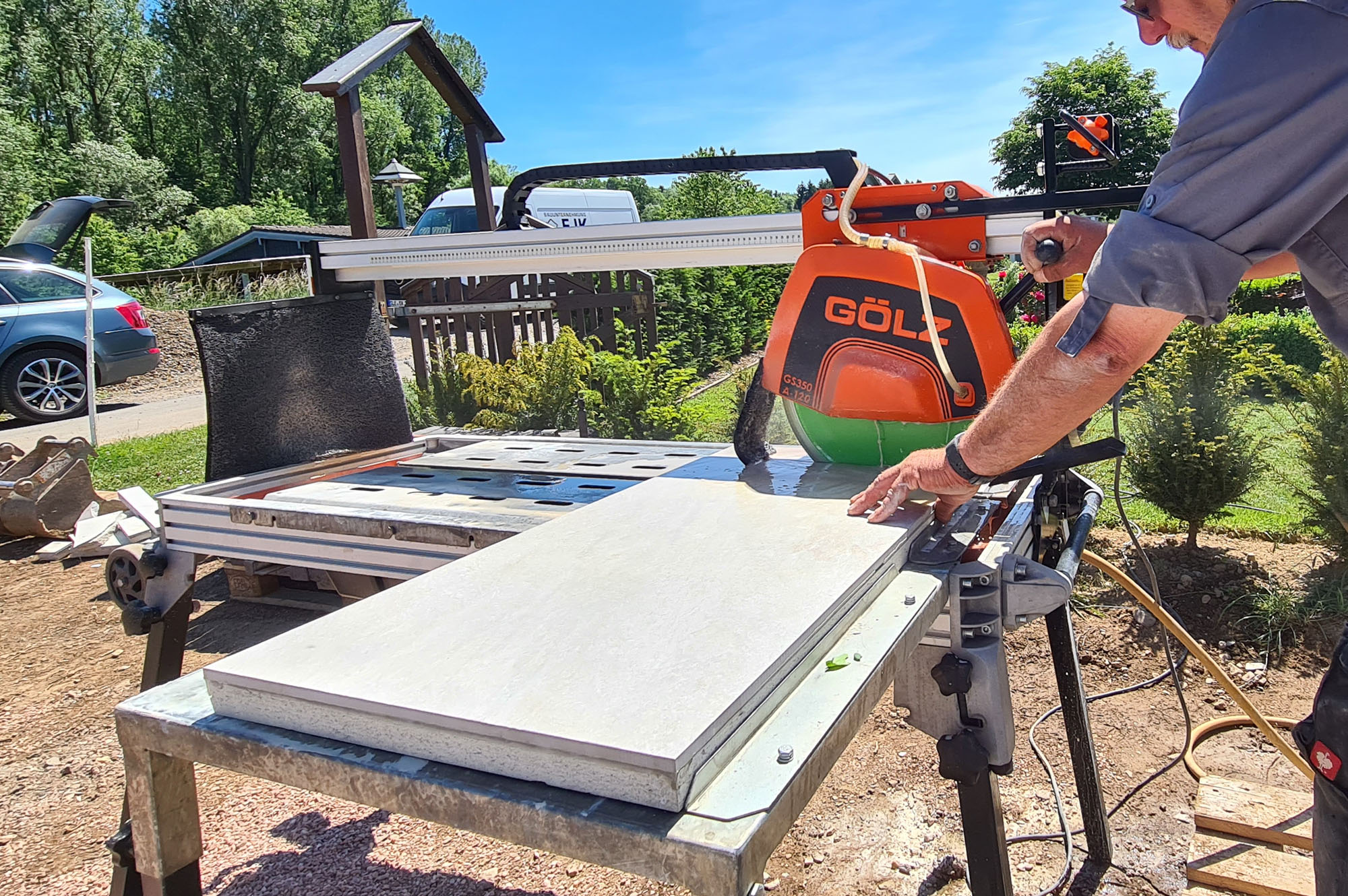 Brückensägen für Fliesen und Natursteinplatten